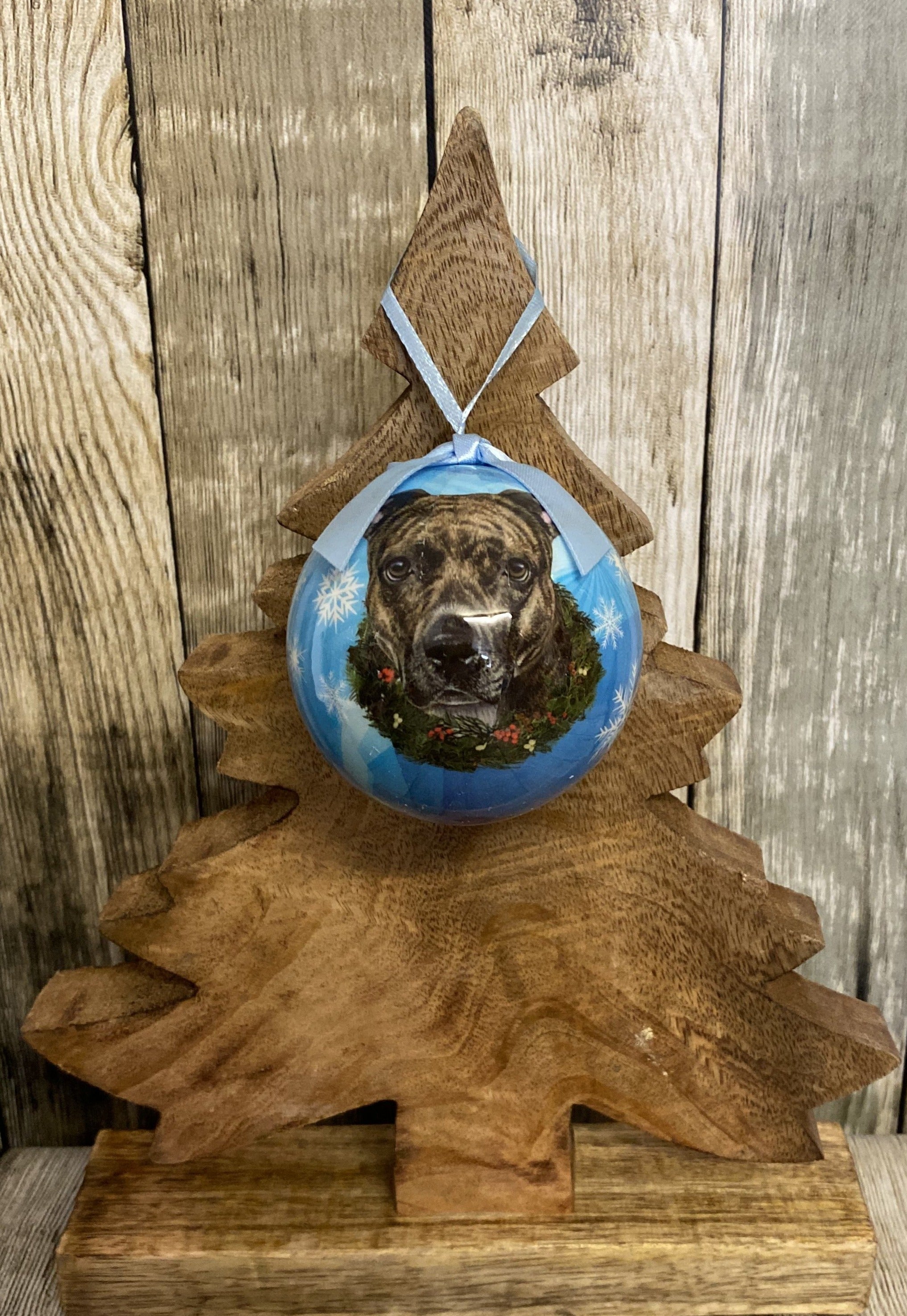 Staffordshire Bull Terrie / Staffie Christmas Hanging Decorative Bauble - Kate's Cupboard