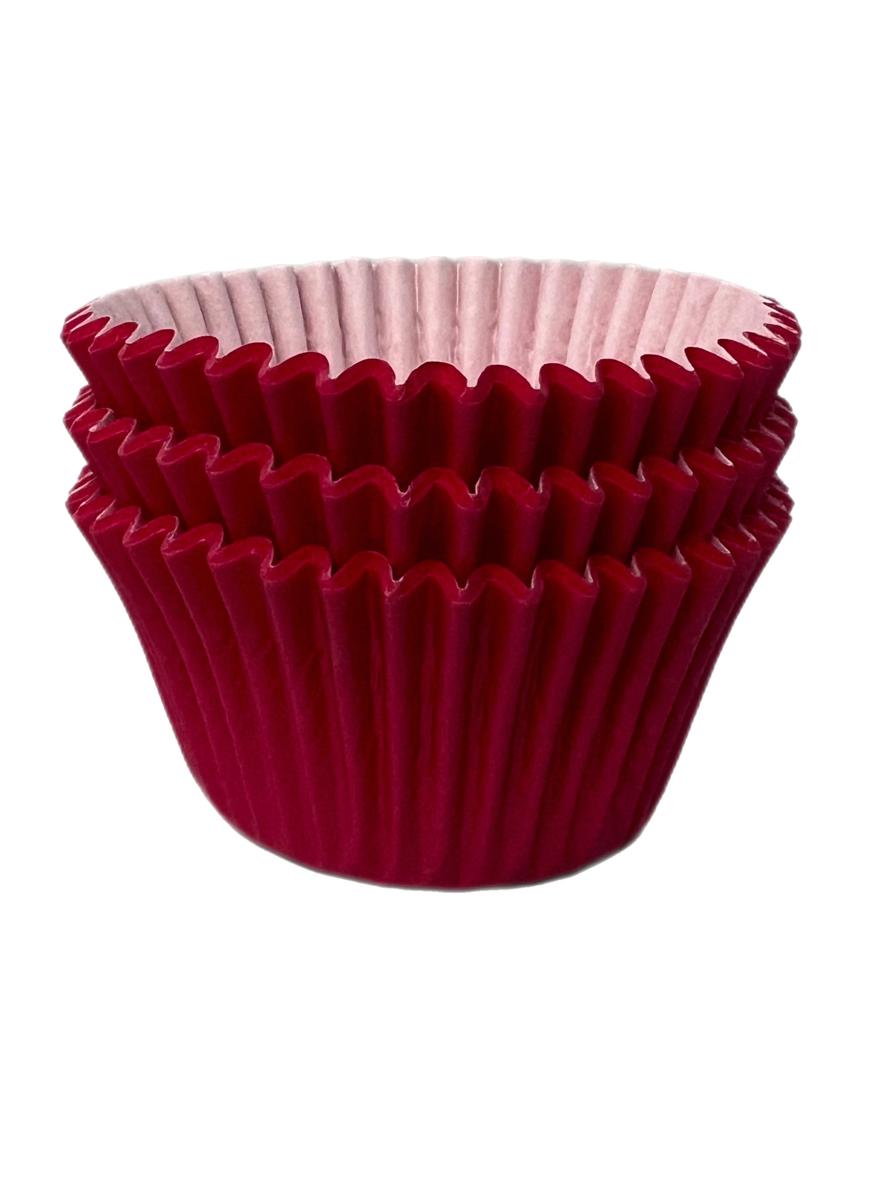 Paper Cupcake Baking Cases - pack of Approx 36 - Cerise / Bright Pink