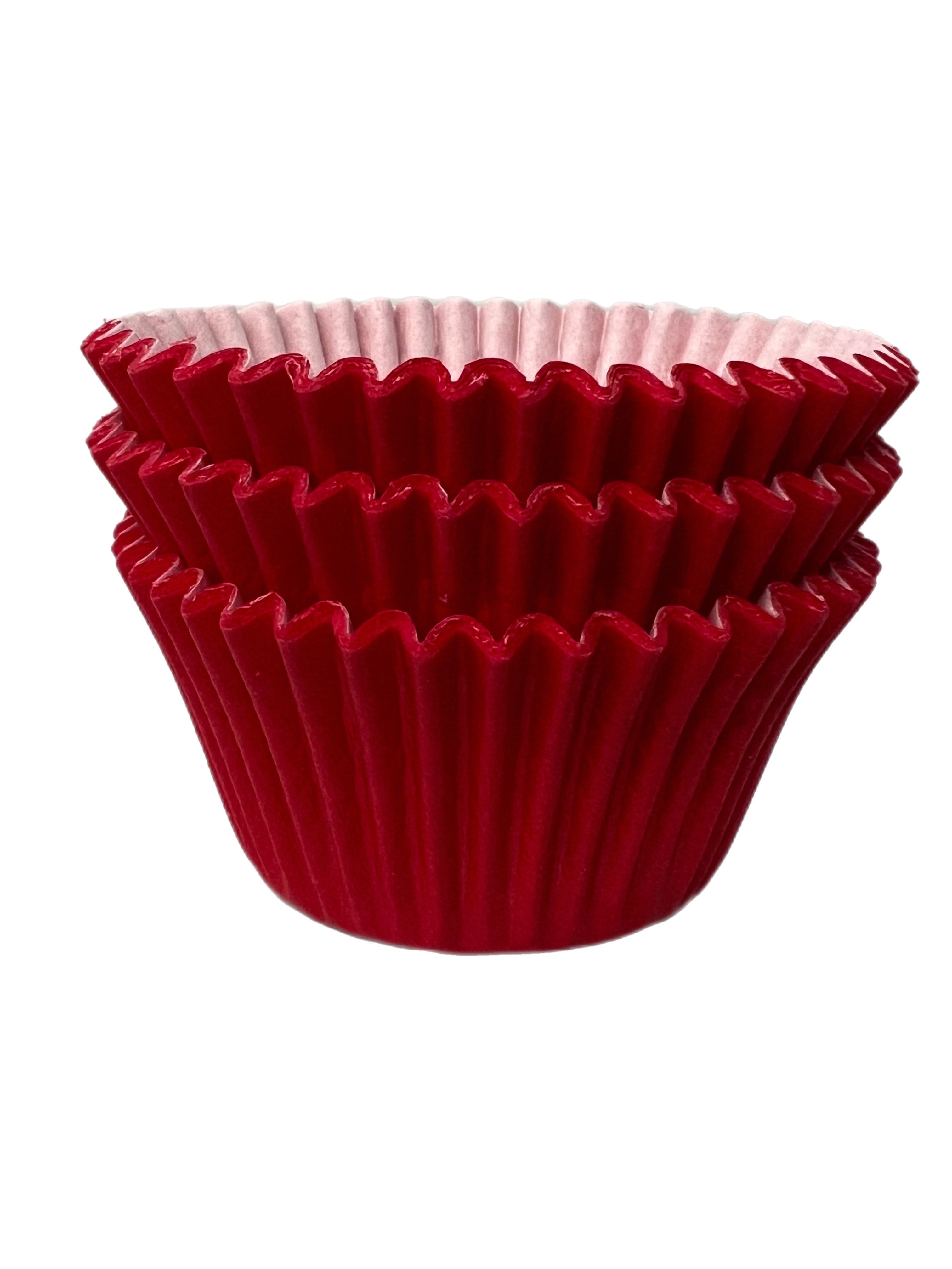Paper Cupcake Baking Cases - pack of Approx 36 - Red