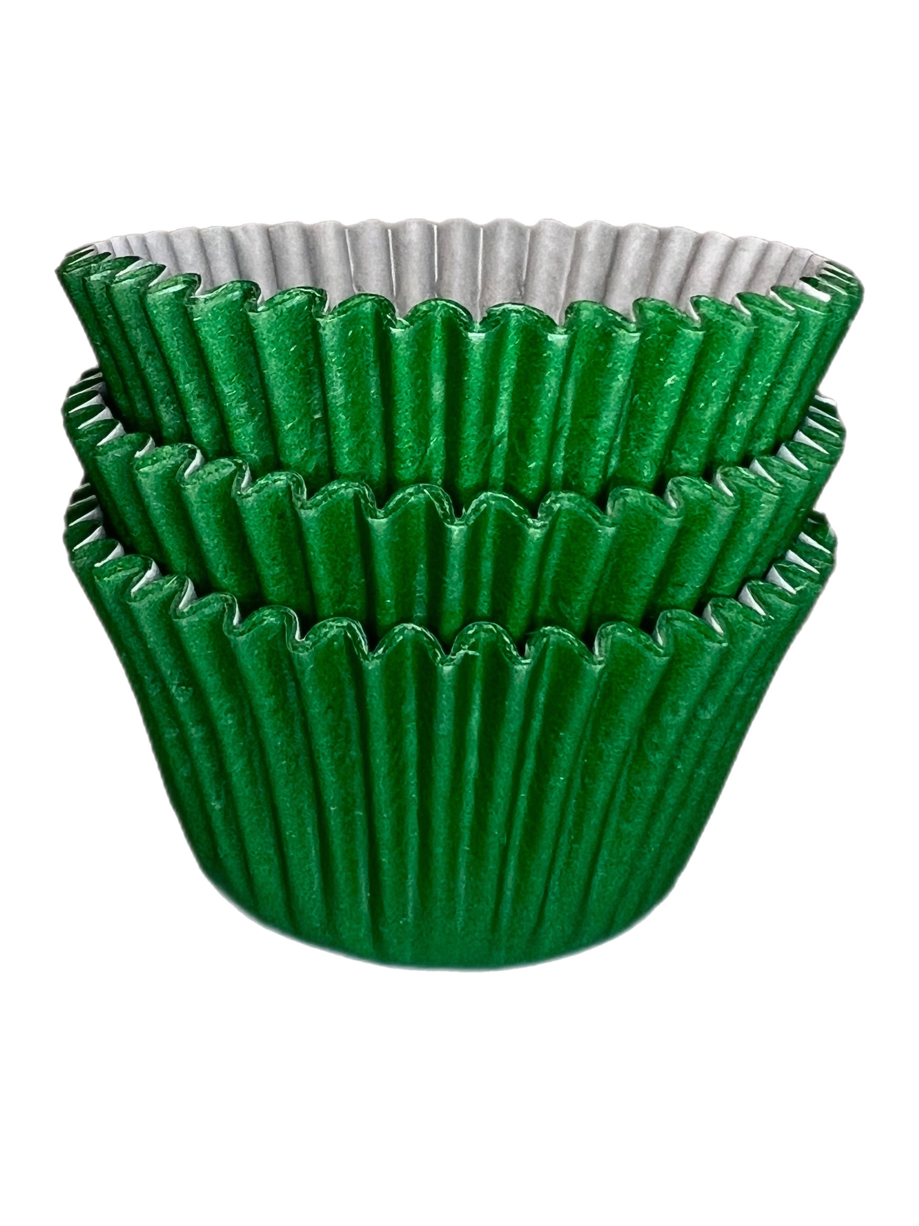 Paper Cupcake Baking Cases - pack of Approx 36 - Green