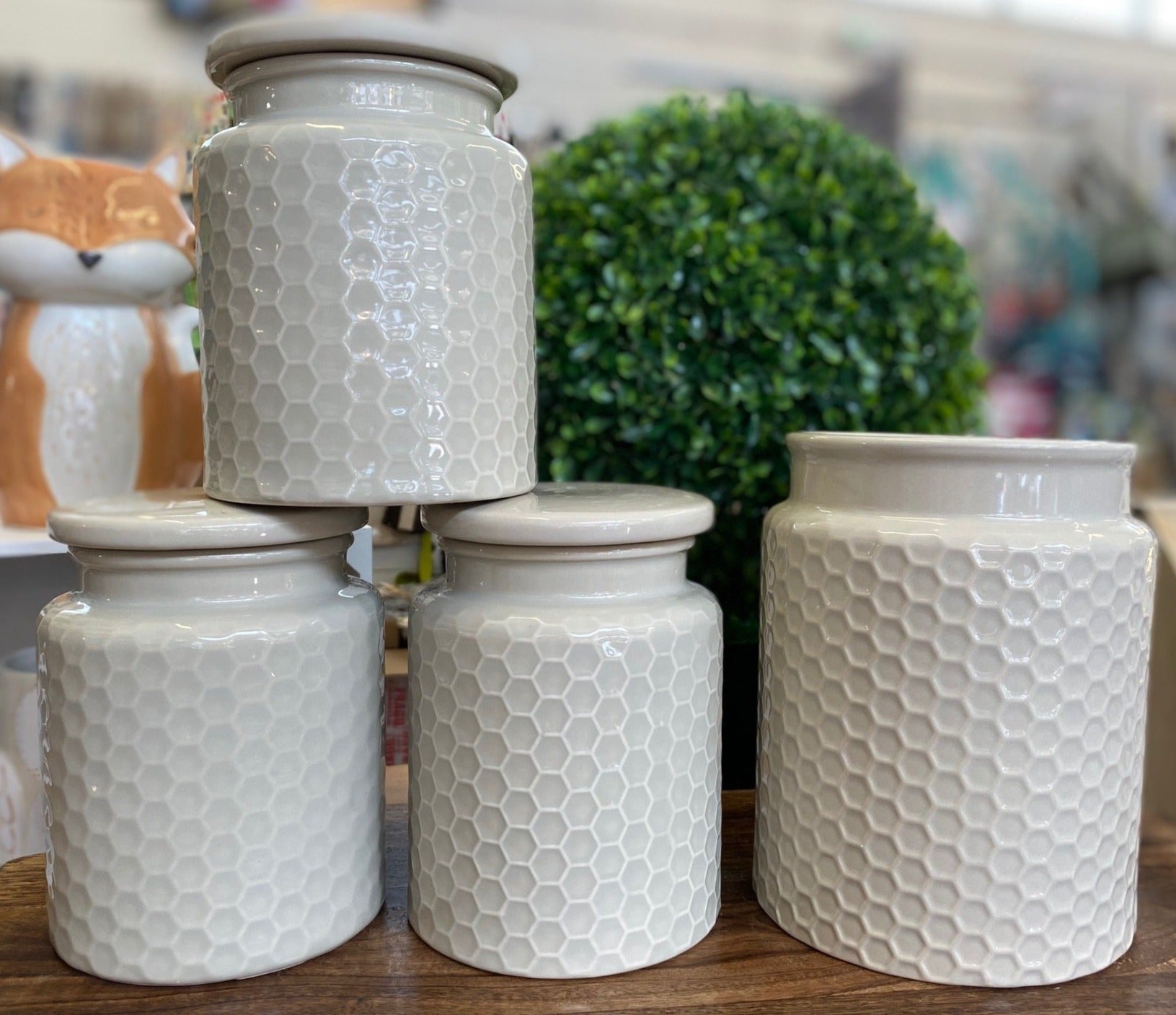 Kitchen Pantry – Ceramic Utensil Pot – French Grey - The Cooks Cupboard Ltd