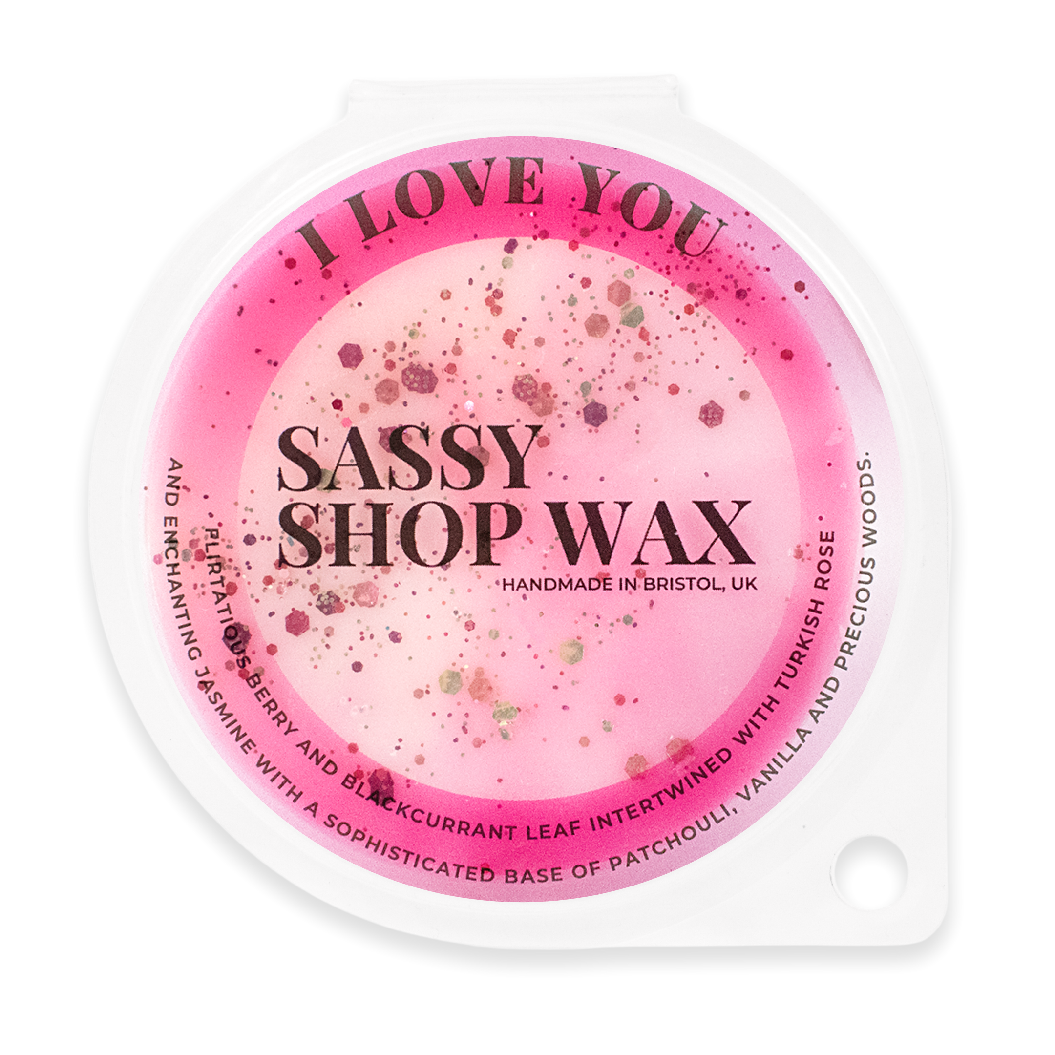 Wax Melt I Love You Segment Pot by Sassy Shop Wax - Kate's Cupboard