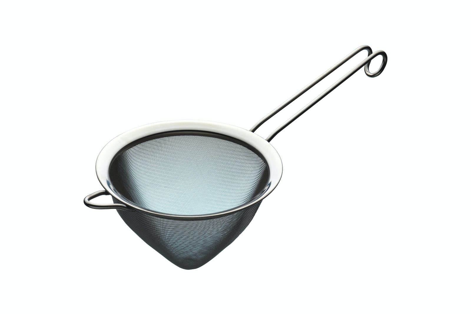 KitchenCraft Stainless Steel 15cm Fine Mesh Conical Sieve - The Cooks Cupboard Ltd