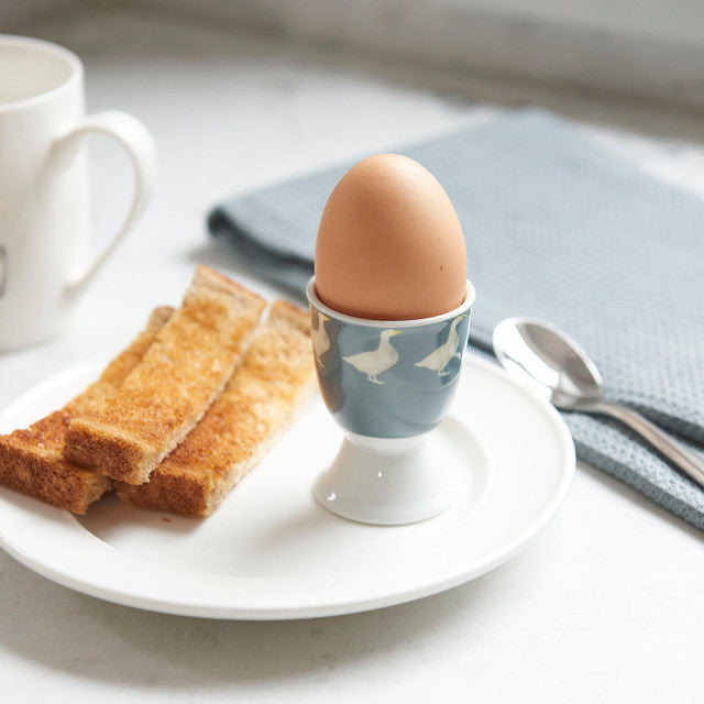 KitchenCraft Goose Grey Porcelain Egg Cup