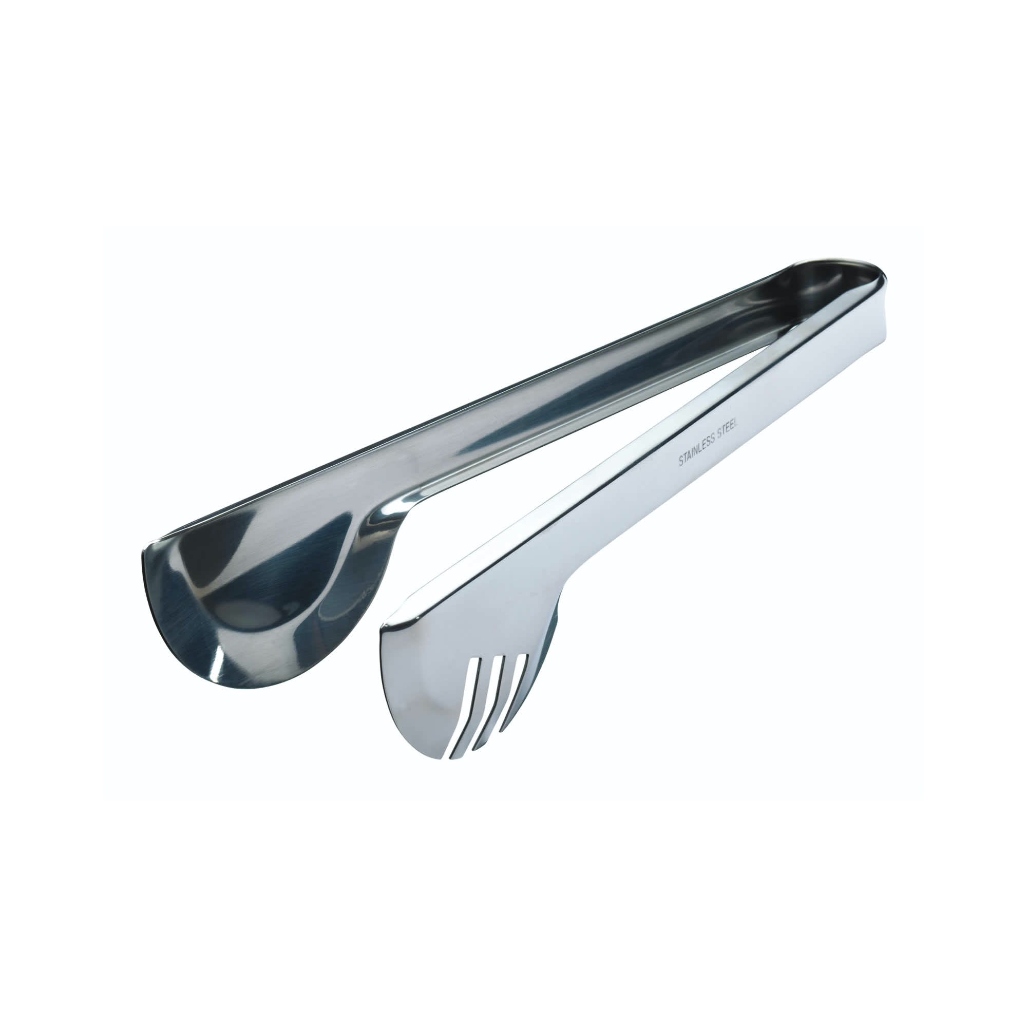 KitchenCraft Stainless Steel Deluxe 24cm Serving Tongs - Kate's Cupboard
