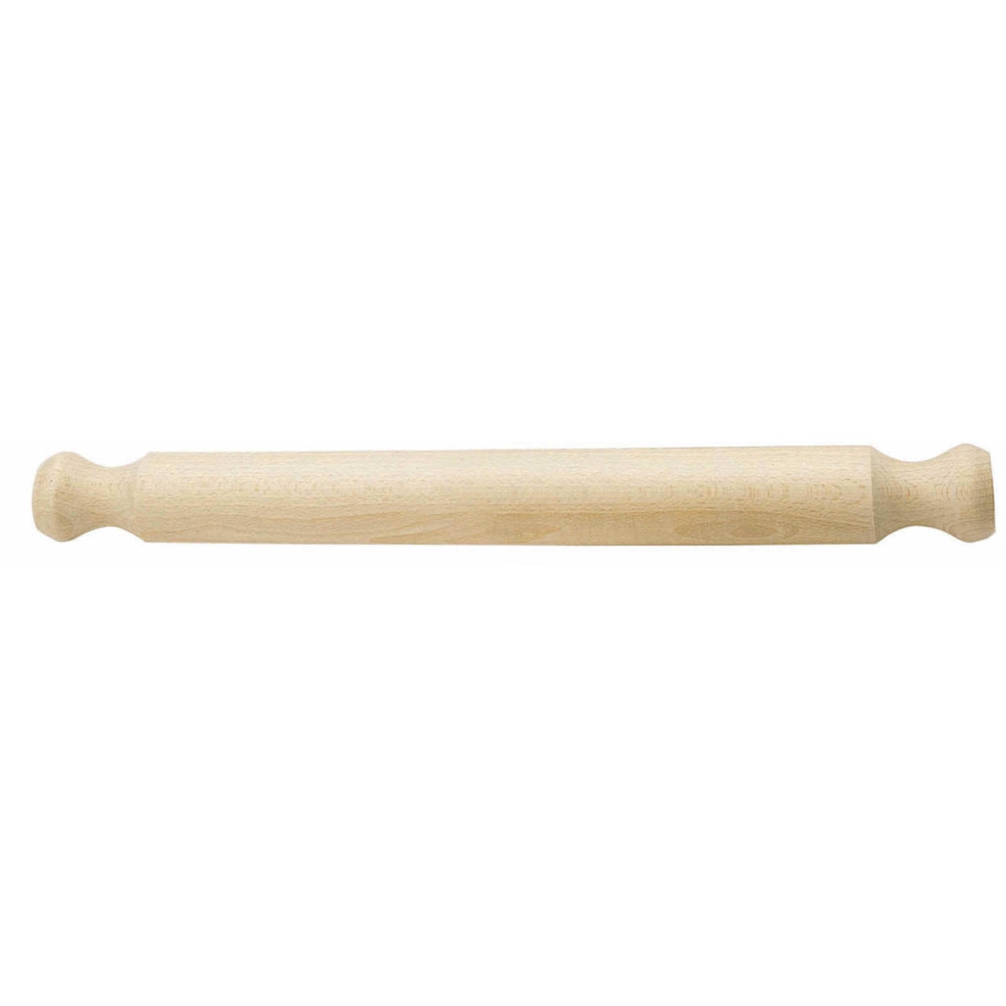 KitchenCraft Beech Wood Solid 40cm Rolling Pin - The Cooks Cupboard Ltd