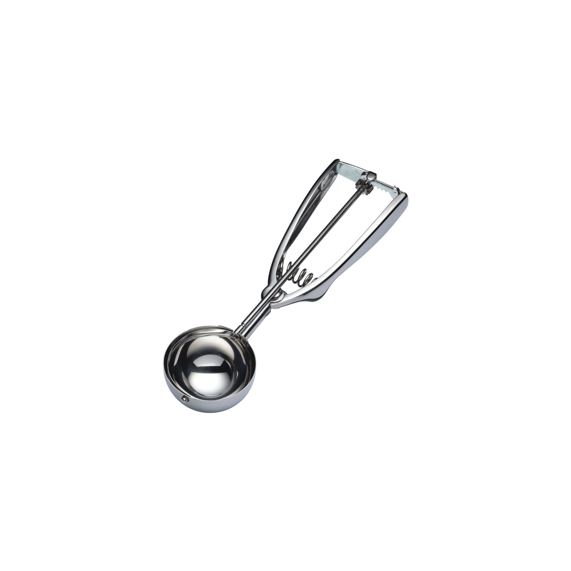 KitchenCraft Deluxe Stainless Steel 5.6cm (56mm) Ice Cream Scoop - The Cooks Cupboard Ltd