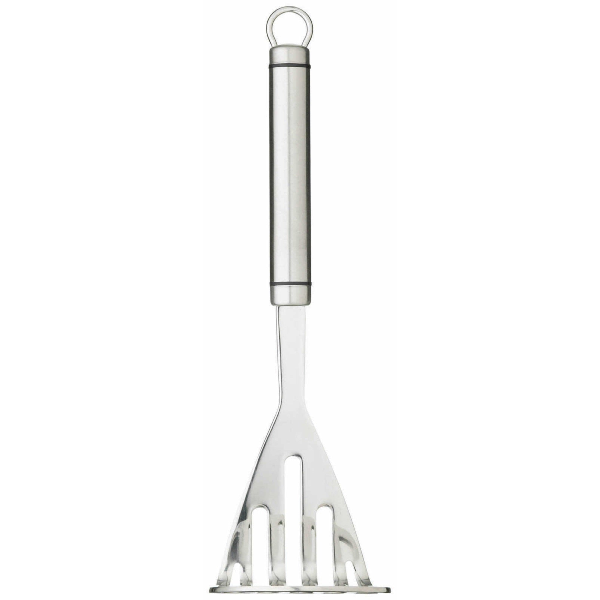 KitchenCraft Oval Handled Professional Stainless Steel Potato Masher - The Cooks Cupboard Ltd