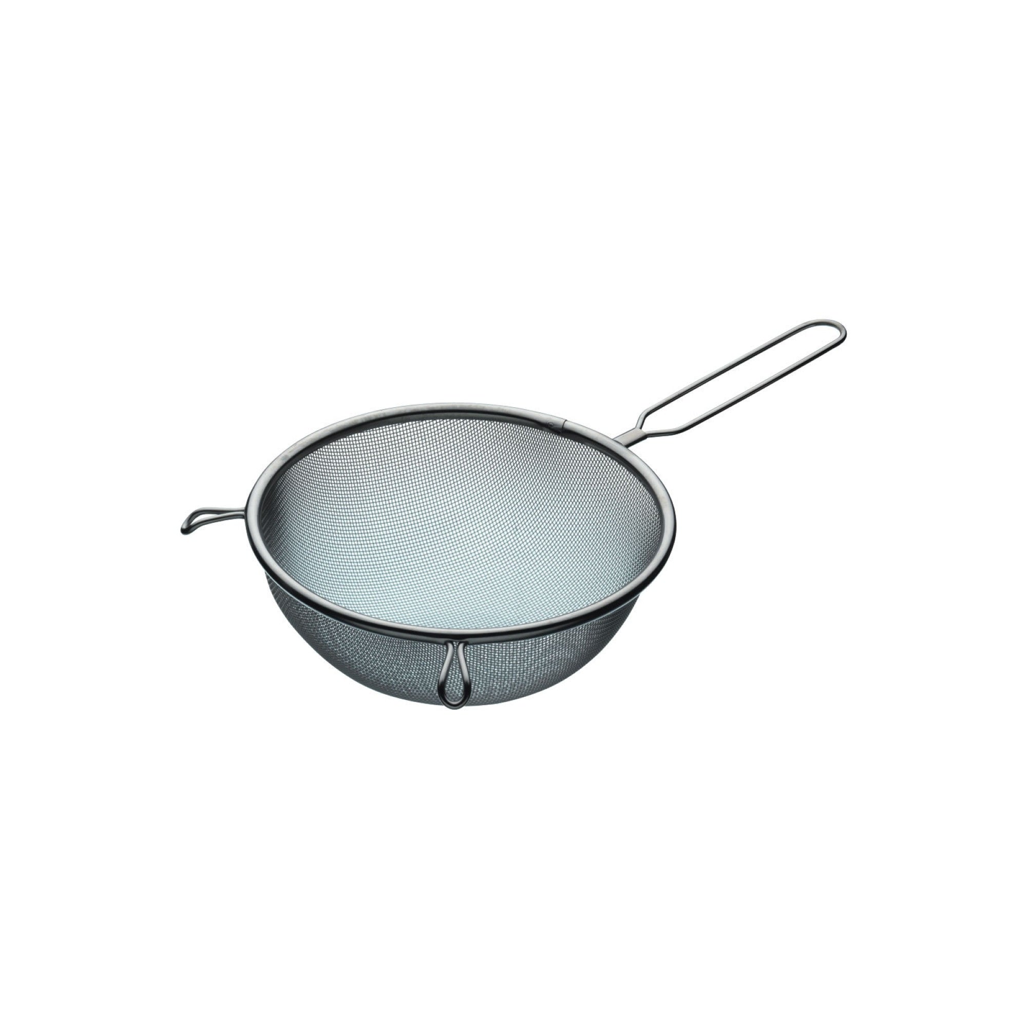 KitchenCraft Stainless Steel 18cm Round Sieve - The Cooks Cupboard Ltd