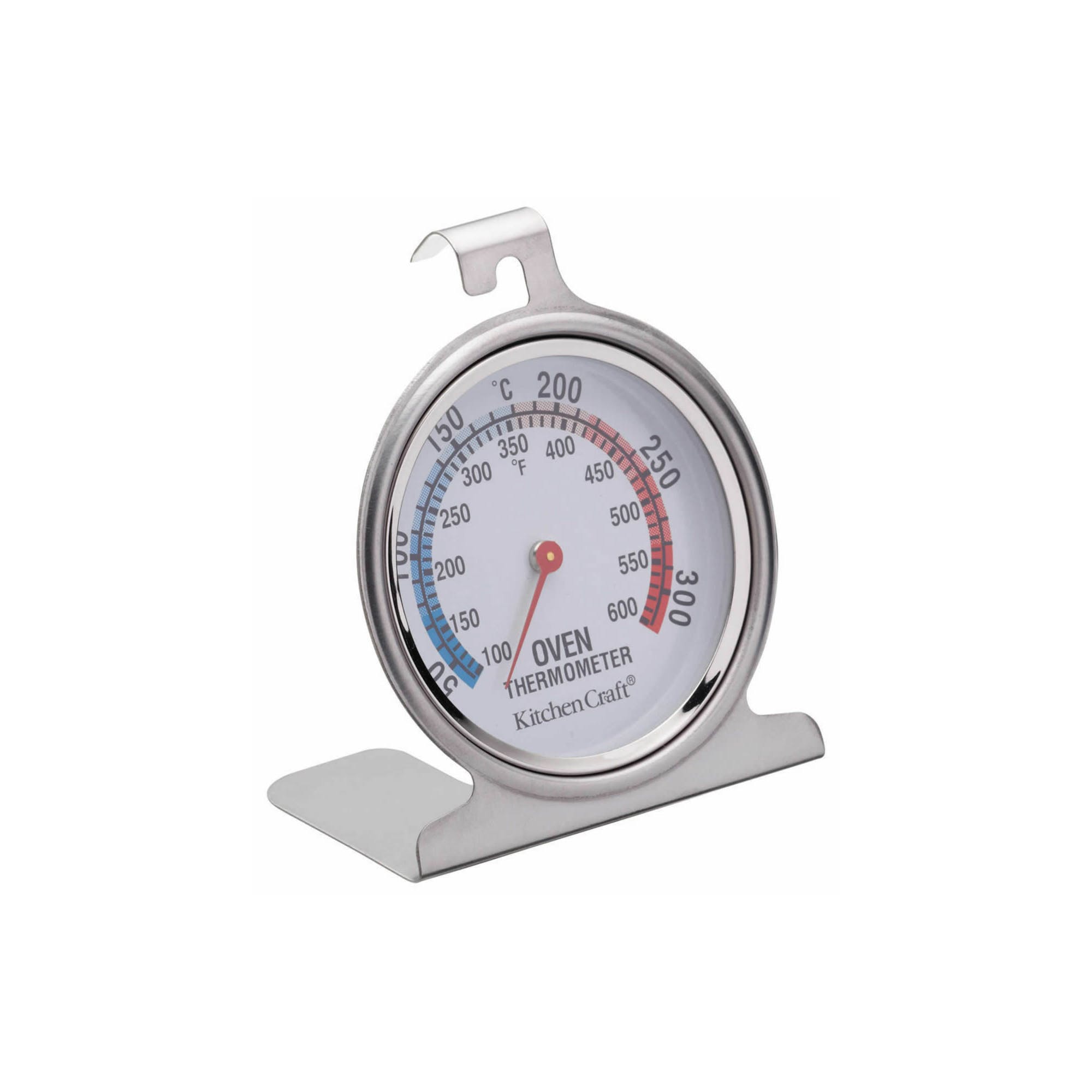 KitchenCraft Stainless Steel Oven Thermometer - The Cooks Cupboard Ltd