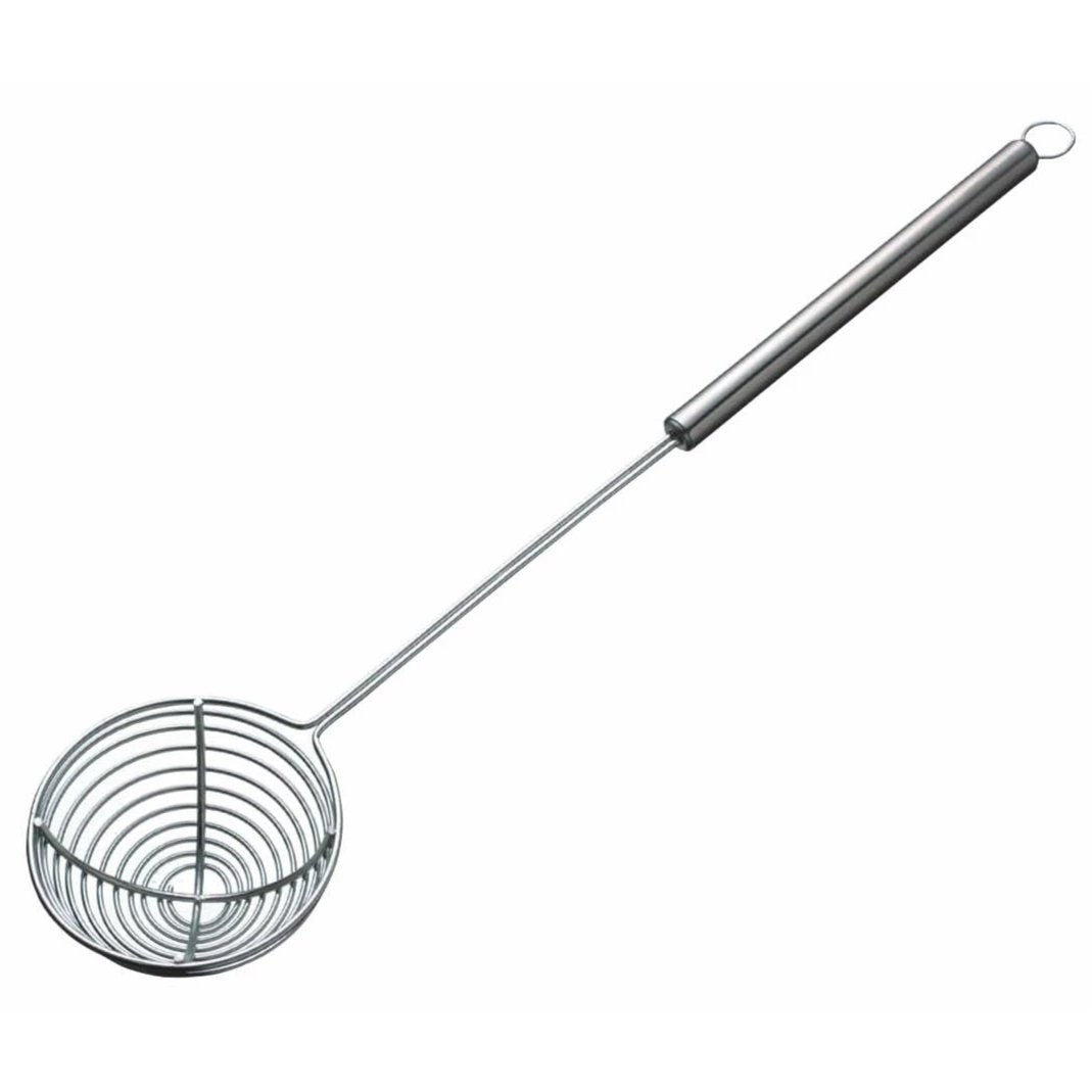 KitchenCraft Stainless Steel Wire Pea Ladle - The Cooks Cupboard Ltd