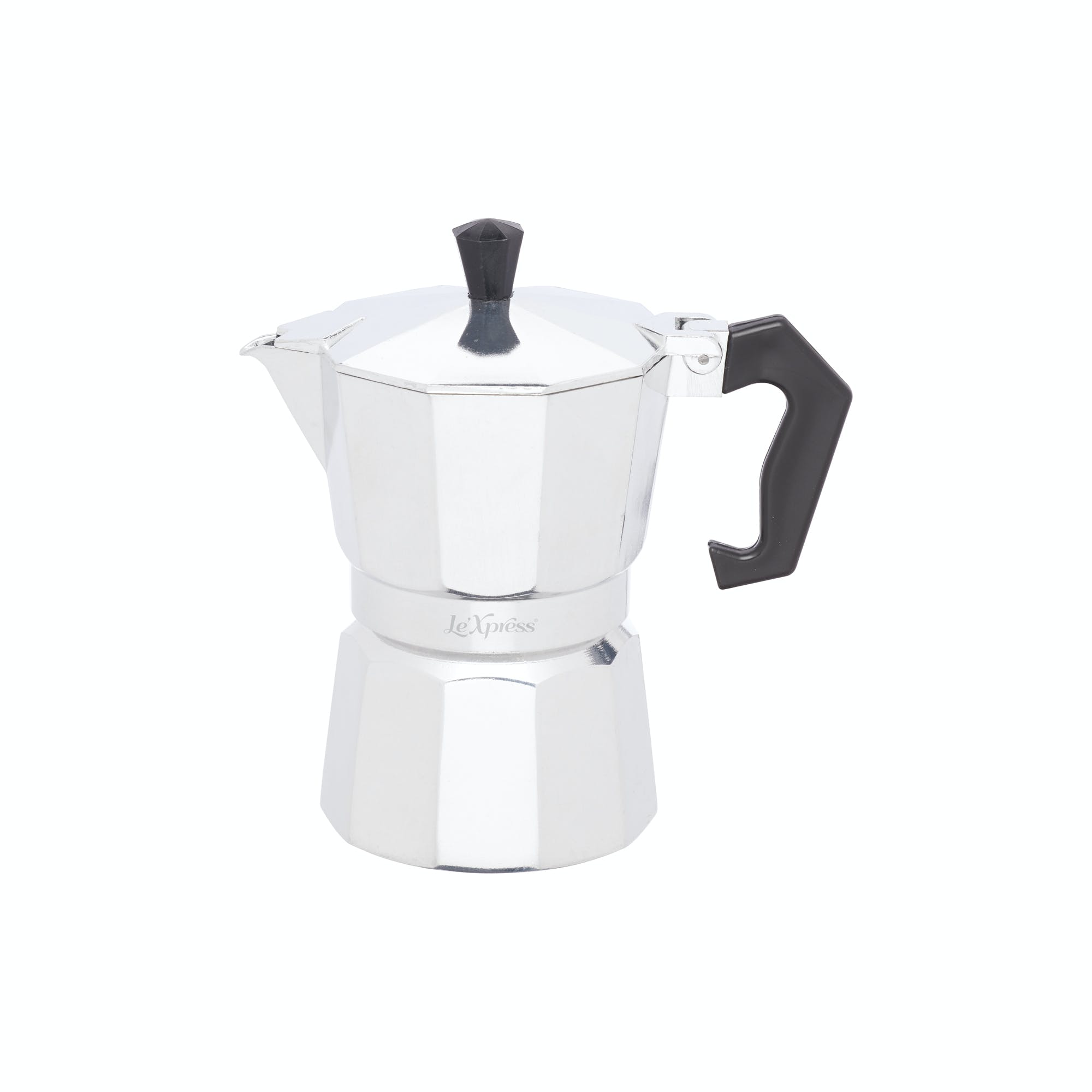 Le’Xpress Italian Style 3 Cup Espresso Maker - The Cooks Cupboard Ltd