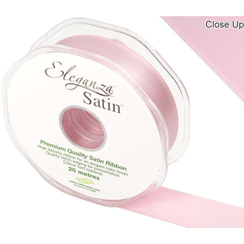 Light Pink SATIN RIBBON - 25MM - The Cooks Cupboard Ltd