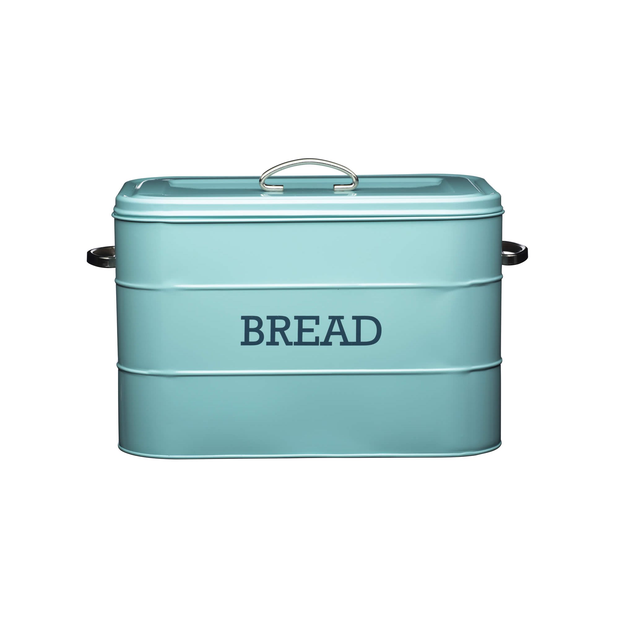 Living Nostalgia Vintage Blue Bread Bin - The Cooks Cupboard Ltd