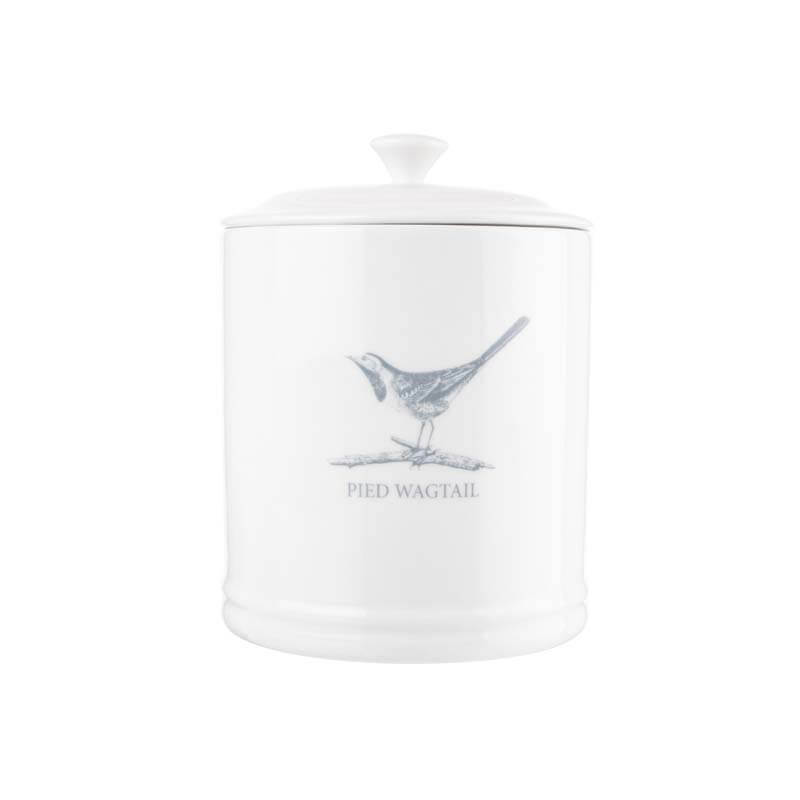 Mary Berry - English Garden - Tea Canister Pied Wagtail - The Cooks Cupboard Ltd