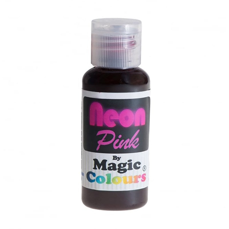 Magic Colours Food Colouring - Neon Pink - 32g - The Cooks Cupboard Ltd
