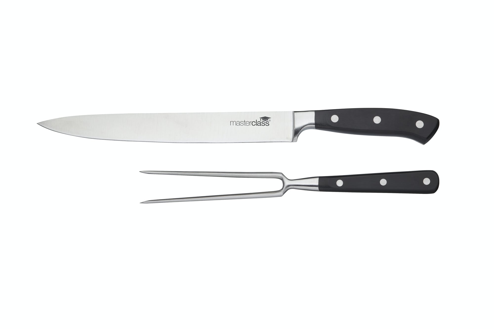 MasterClass Carving Set - Carving Knife and Fork - The Cooks Cupboard Ltd