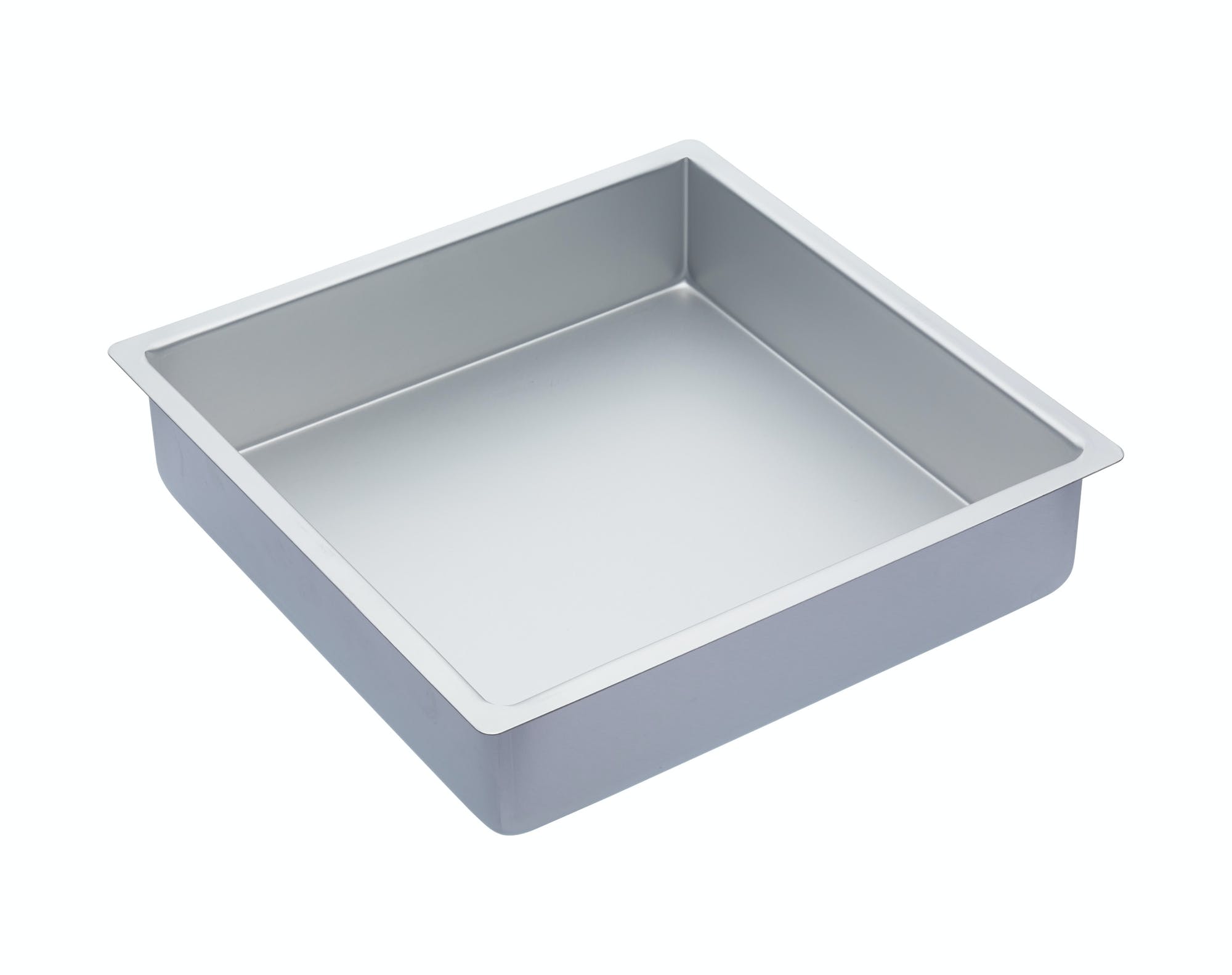 MasterClass Silver Anodised 30cm / 12" Square Deep Cake Pan - The Cooks Cupboard Ltd