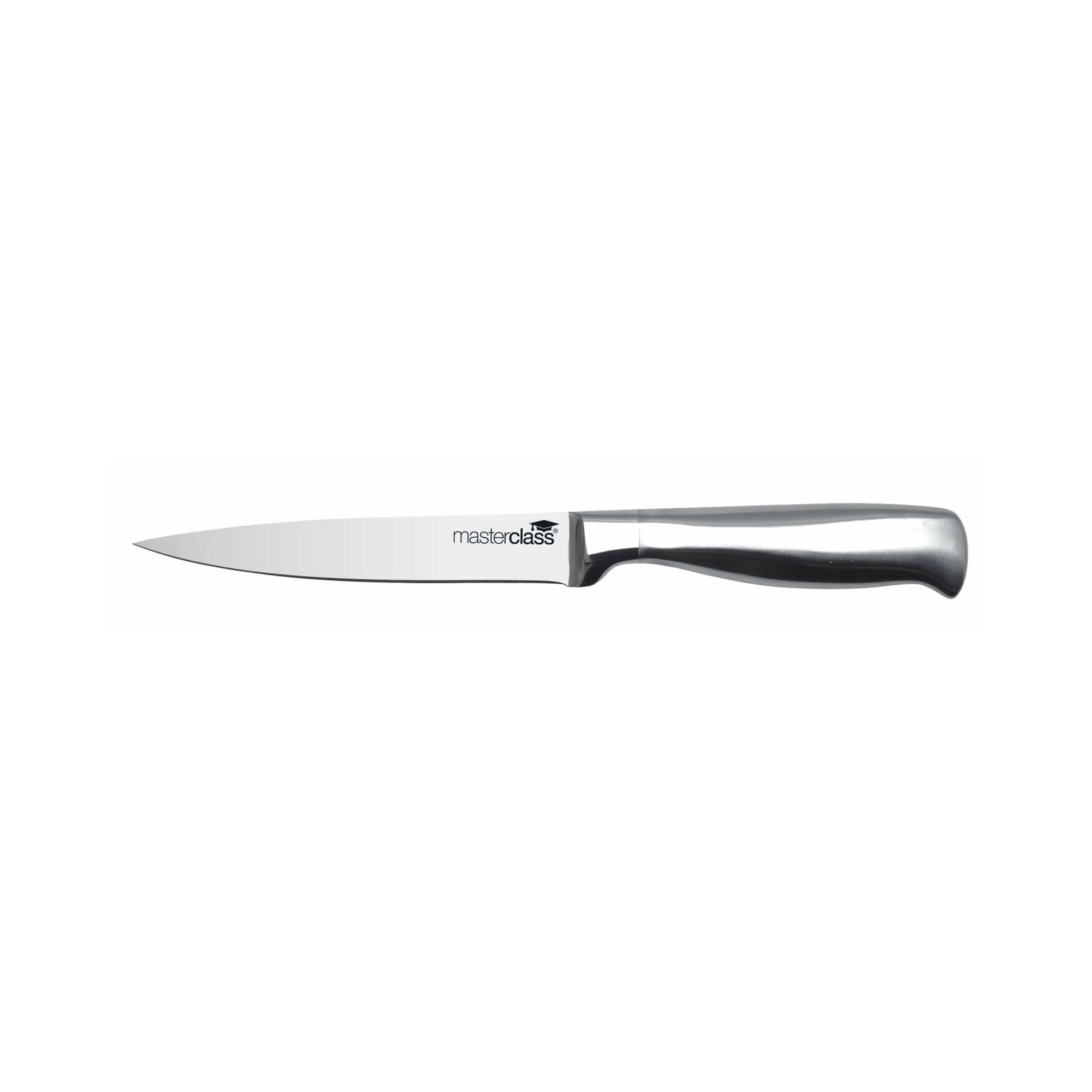 MasterClass Acero Stainless Steel 12cm (5") Utility Knife - The Cooks Cupboard Ltd