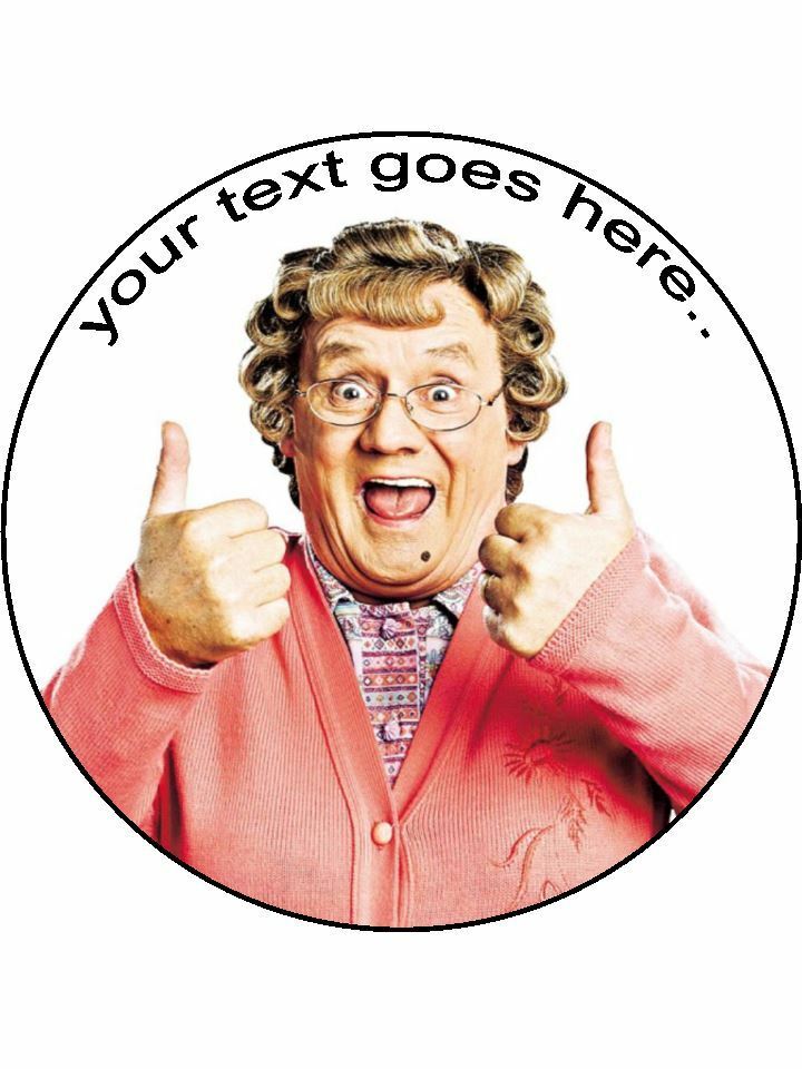 Mrs Browns boys Personalised Edible Cake Topper Round Icing Sheet - The Cooks Cupboard Ltd
