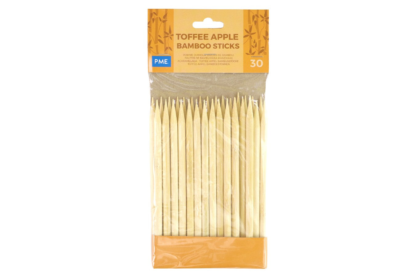PME Toffee Apple Bamboo Sticks - Pack of 30 - Kate's Cupboard