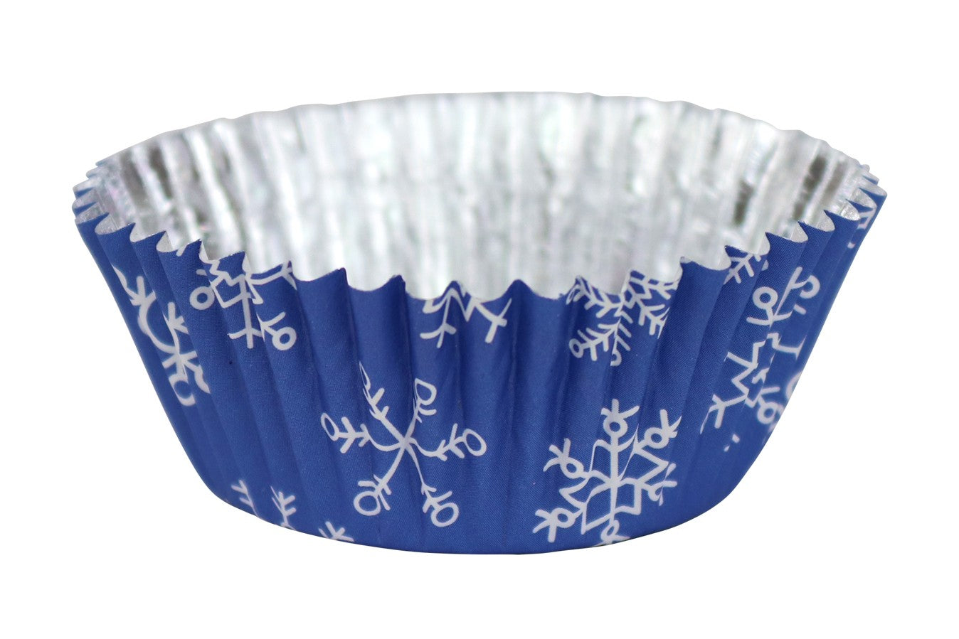 PME Snowflakes Foil Lined Cupcake Baking Cases - Pack of 30 - The Cooks Cupboard Ltd