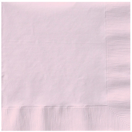 Pack of 20 - 2ply Paper Napkins - Pale Pink