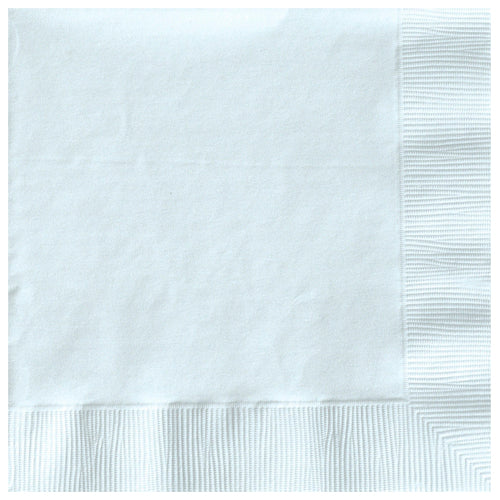 Pack of 20 - 2ply Paper Napkins - White