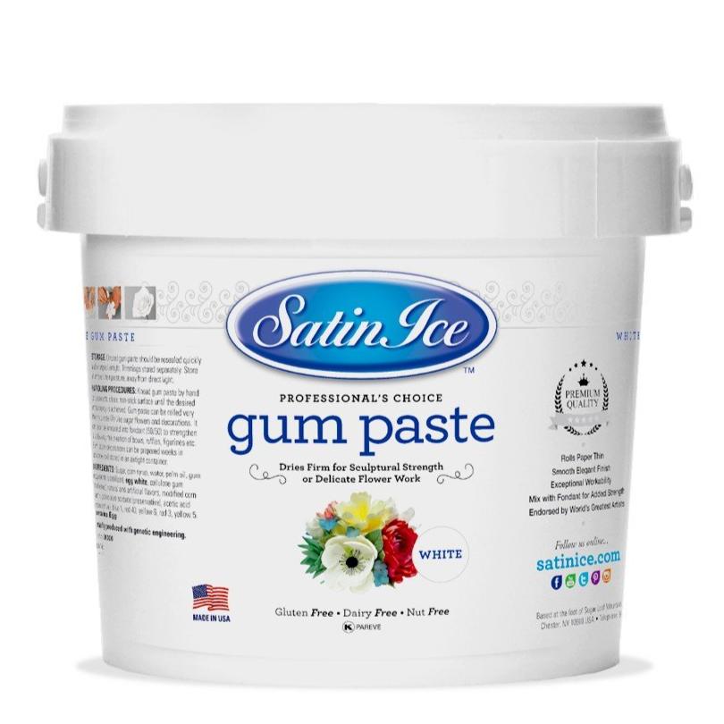 Satin Ice - Gum Paste - White - 2.5kg - The Cooks Cupboard Ltd