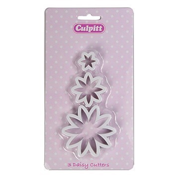 Set of Three Daisy Cutters - Ideal for Sugarcraft and Craft