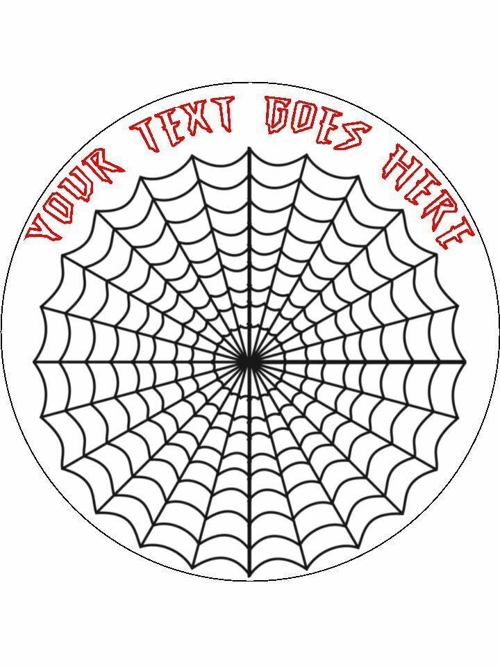 Spider Web Comic Hero Man Personalised Edible Cake Topper Round Icing Sheet - The Cooks Cupboard Ltd
