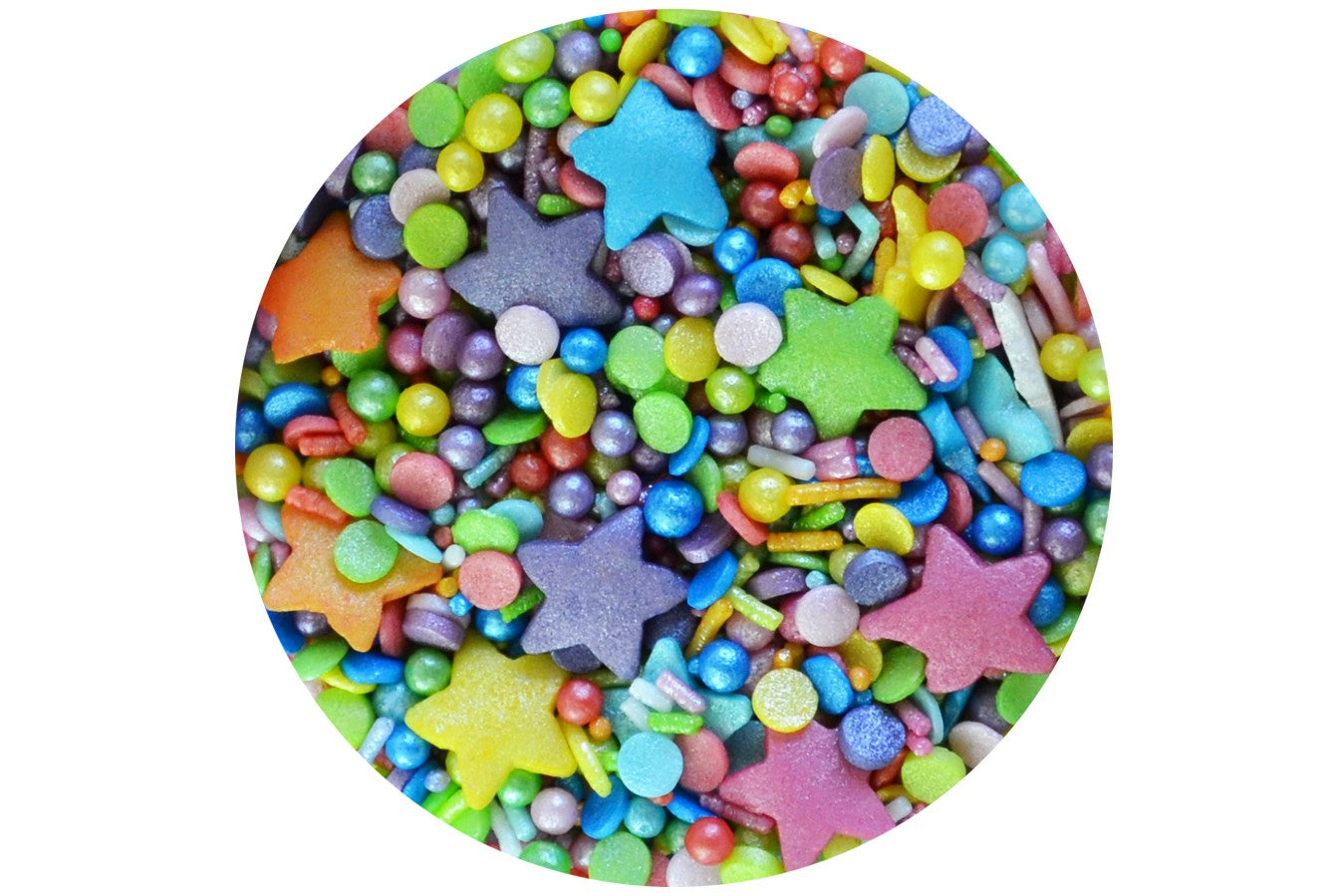 Sprinkletti Edible Sprinkles Rainbow Mix - The Cooks Cupboard Ltd