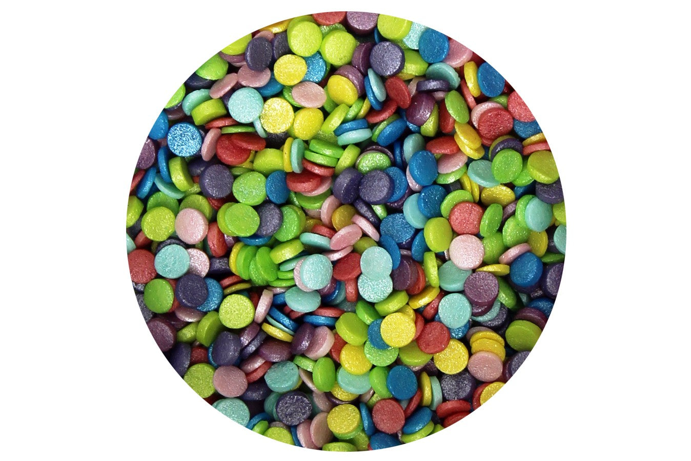 Scrumptious Edible Sugar Confetti Rainbow Mix 70g - The Cooks Cupboard Ltd