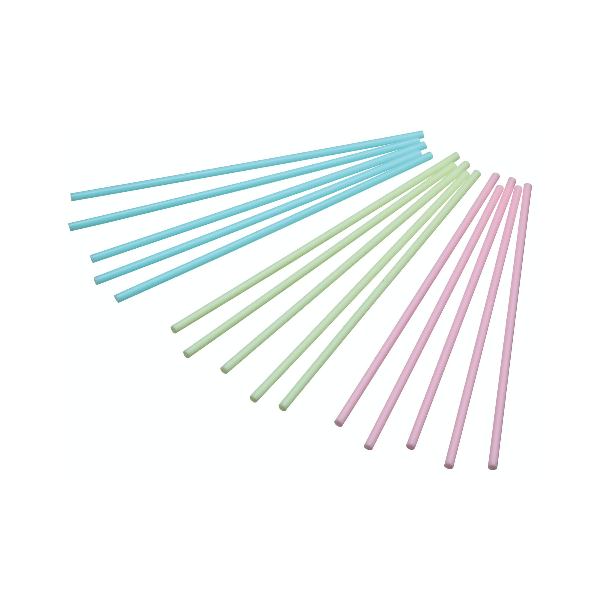 Sweetly Does It Pack of 60 Plastic Pastel Coloured Cake Pop Sticks - 15cm - The Cooks Cupboard Ltd