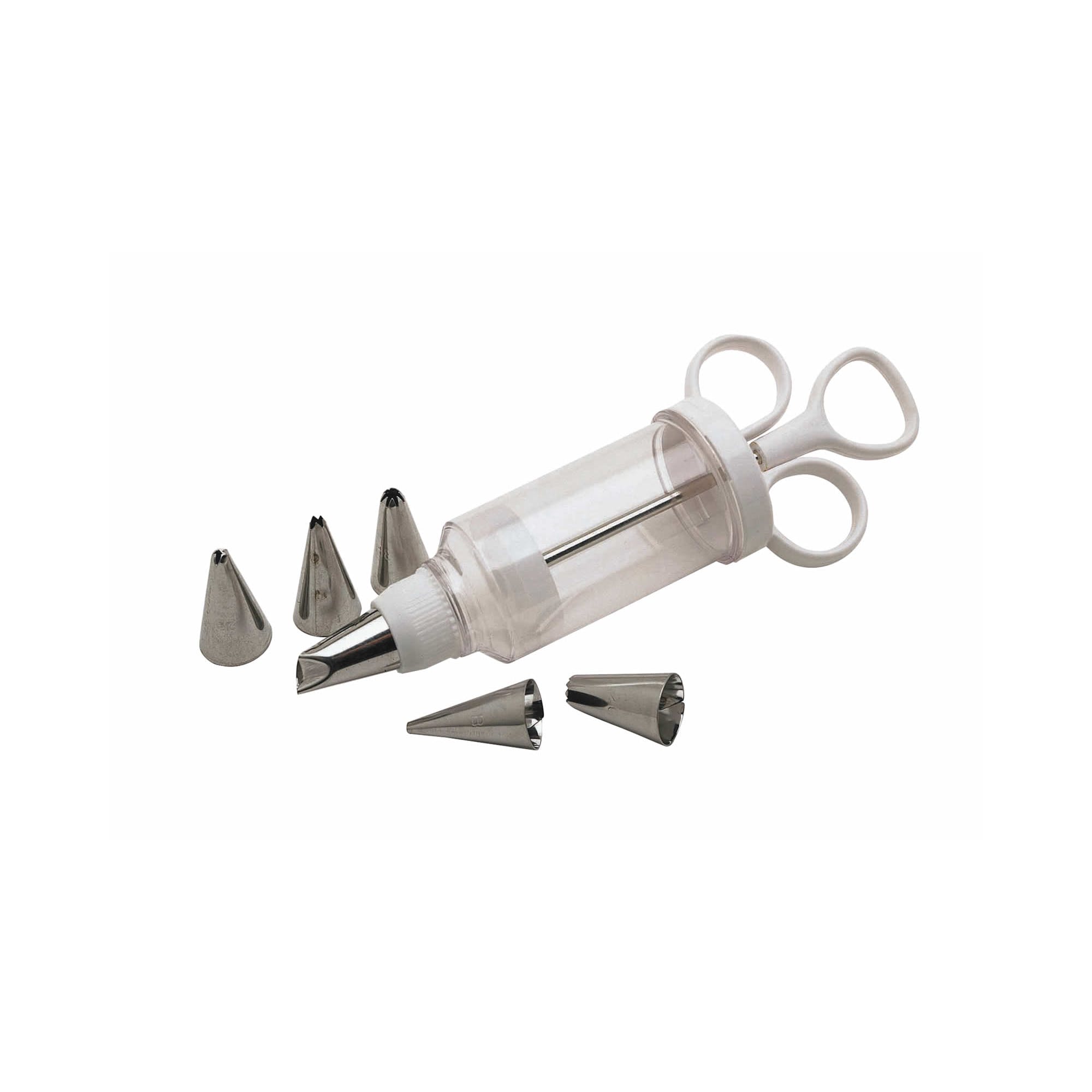 Sweetly Does It Icing Syringe With Stainless Steel Nozzles - The Cooks Cupboard Ltd