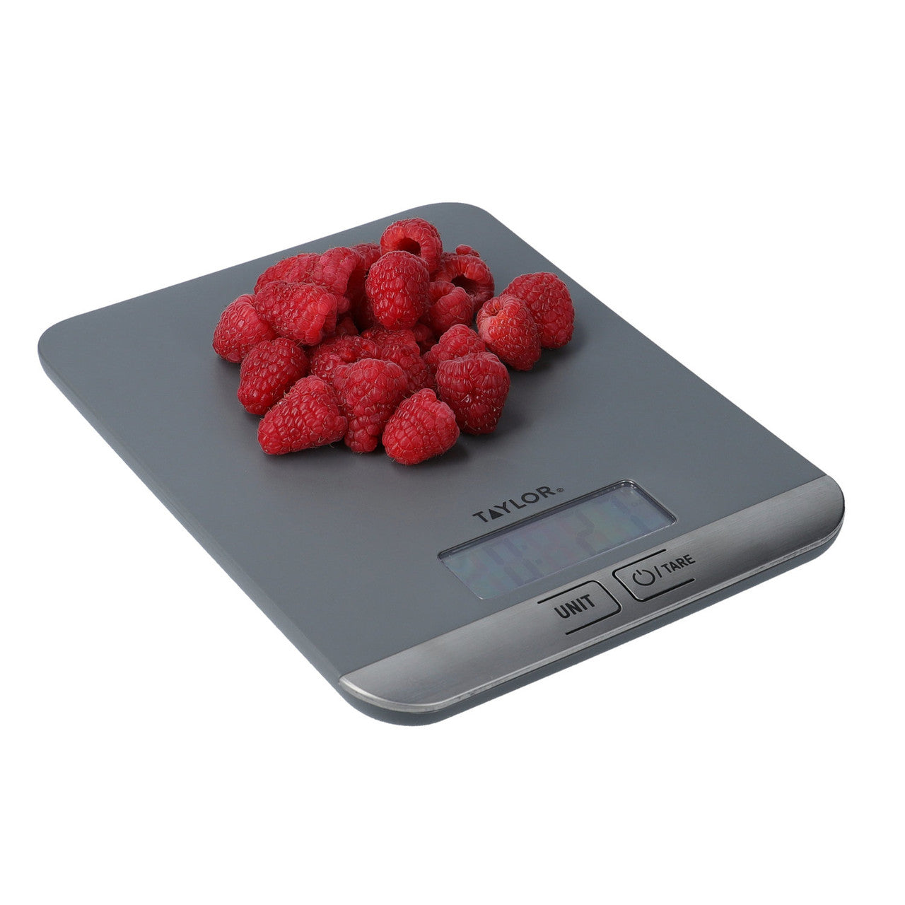 Taylor Digital Slim Kitchen Weighing Scales Grey 5KG Capacity