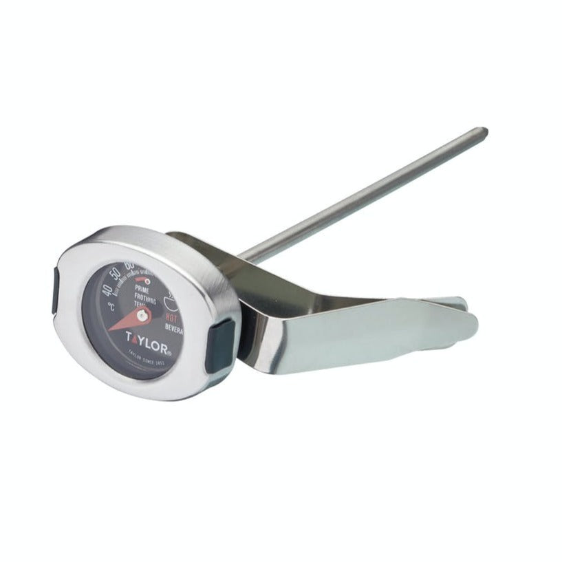Taylor Pro Stainless Steel Milk Frothing Thermometer - The Cooks Cupboard Ltd