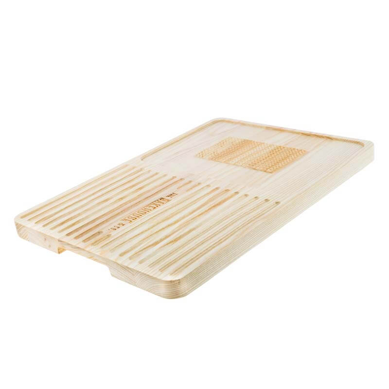 The BakeHouse Large Ash Wood Dual Side Chopping Board - The Cooks Cupboard Ltd