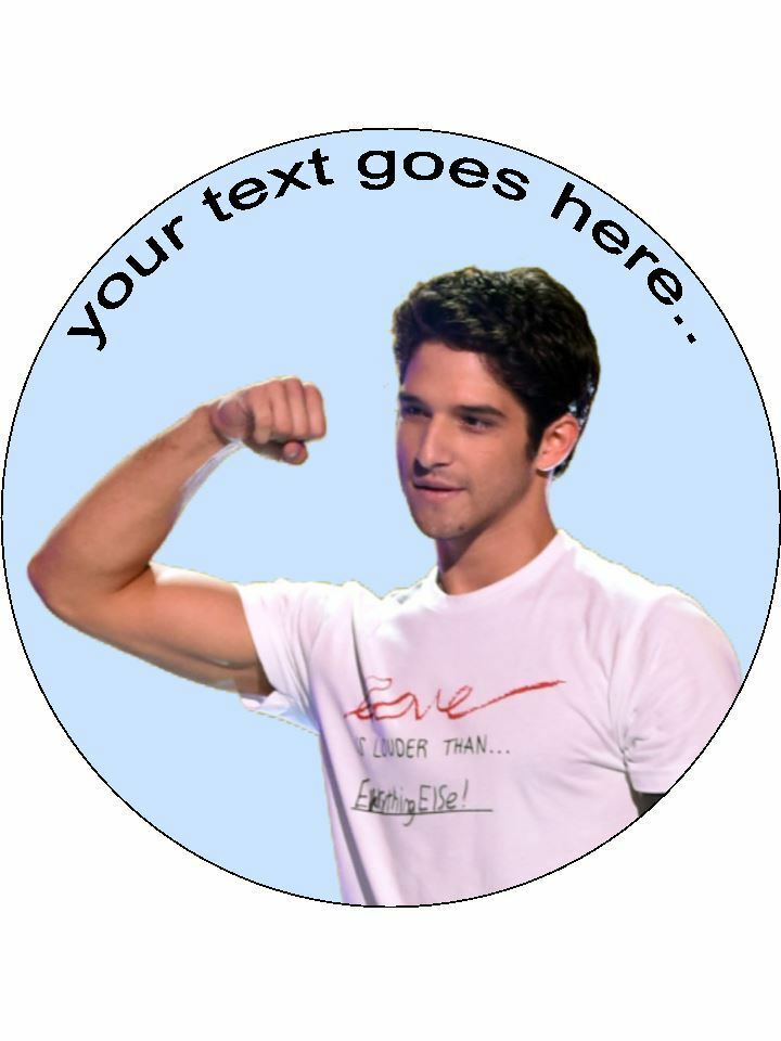 Tyler Posey Celebrity Personalised Edible Cake Topper Round Icing Sheet - The Cooks Cupboard Ltd