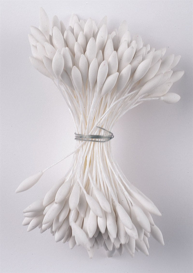 White Long Pointed Dull Stamen - The Cooks Cupboard Ltd