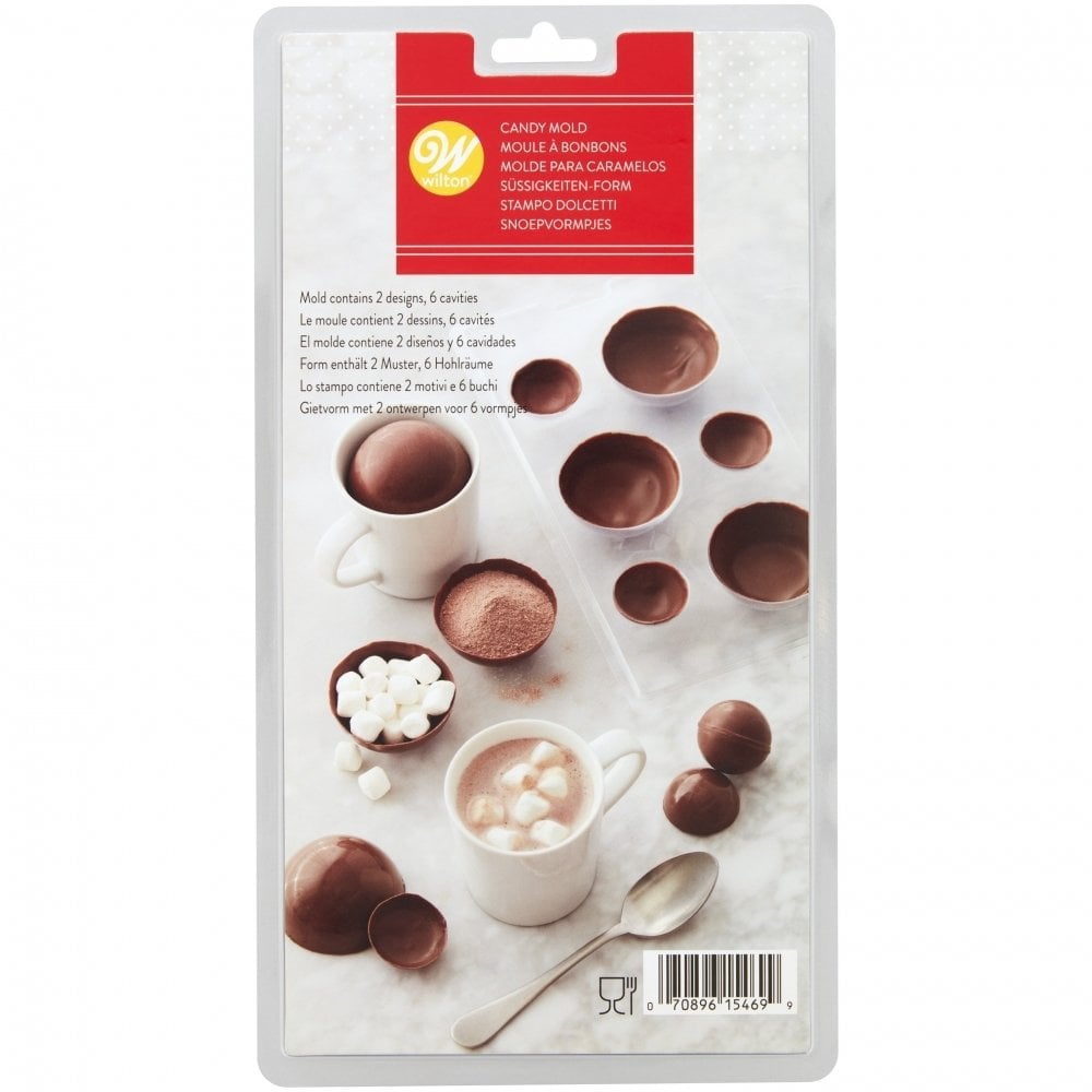 Wilton Ball Multi Chocolate Mould - Hot Chocolate Bomb Mould
