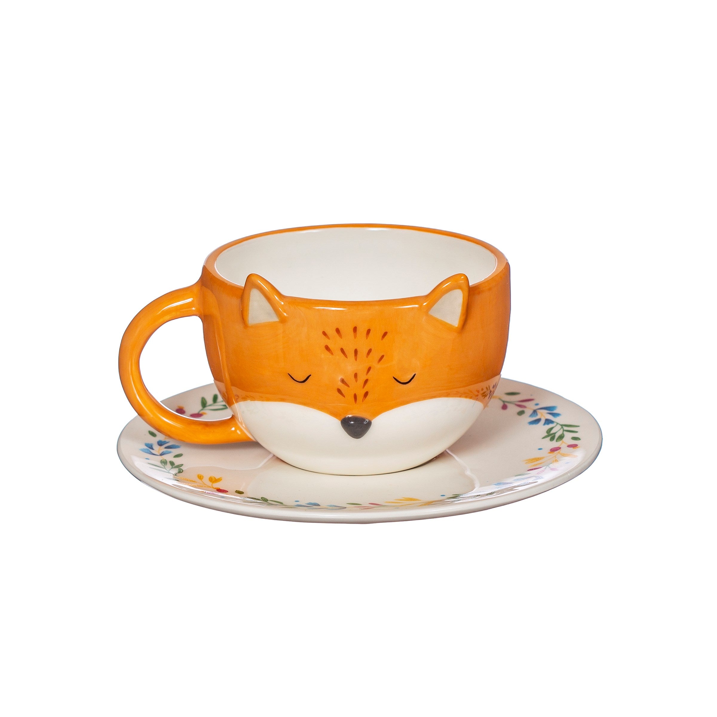 Finlay Fox Tea Cup and Saucer in Gift Box - The Cooks Cupboard Ltd