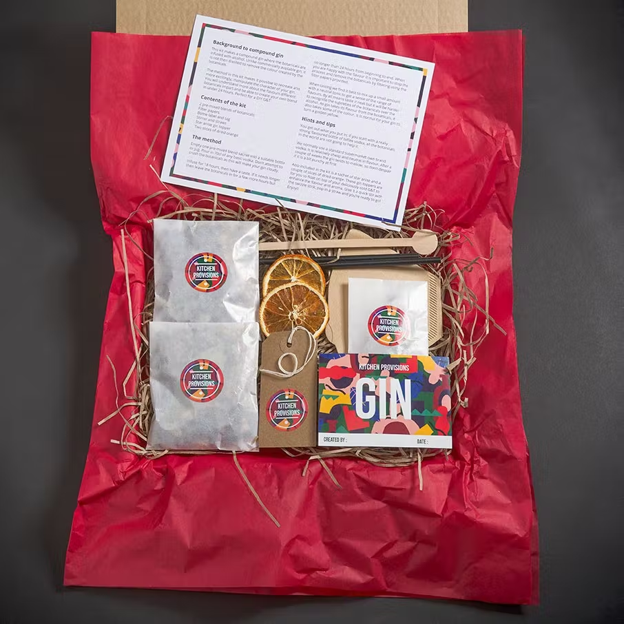 Gin Etc. Gin Maker's Kit - Create your own Bespoke Gin - The Letterbox Kit