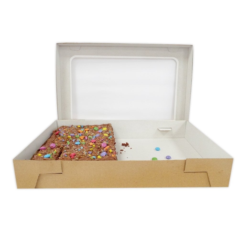 Tray Bake Box with Window Lid 10" x 8"