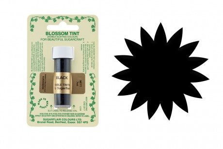 Sugarflair Blossom Tint - Black - The Cooks Cupboard Ltd