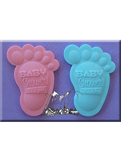 Alphabet Mould- Baby Shower Feet Silicone Mould - The Cooks Cupboard Ltd