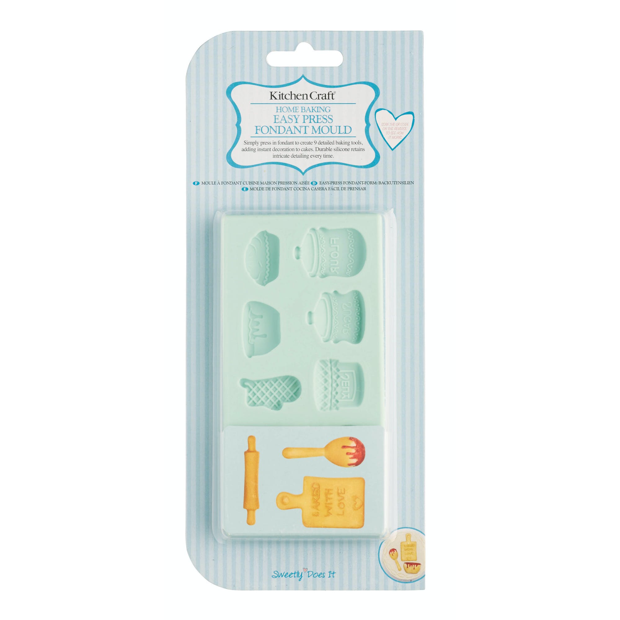 Sweetly Does It Home Baking Silicone Fondant Mould - The Cooks Cupboard Ltd