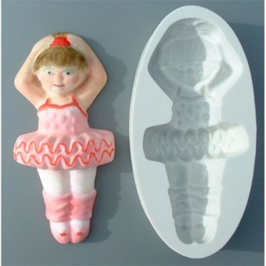 Alphabet Moulds- Ballerina Silicone Mould - The Cooks Cupboard Ltd
