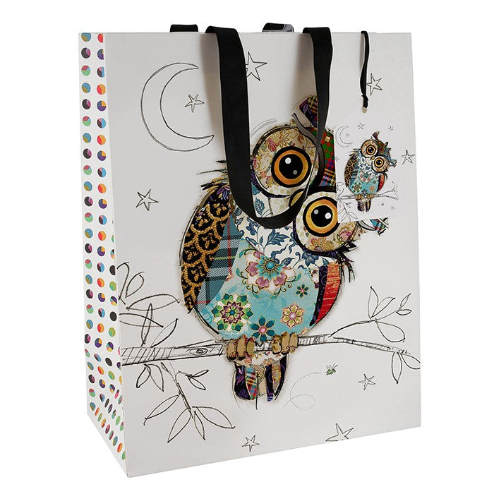 Kooks Owen Owl Gift Bag - The Cooks Cupboard Ltd