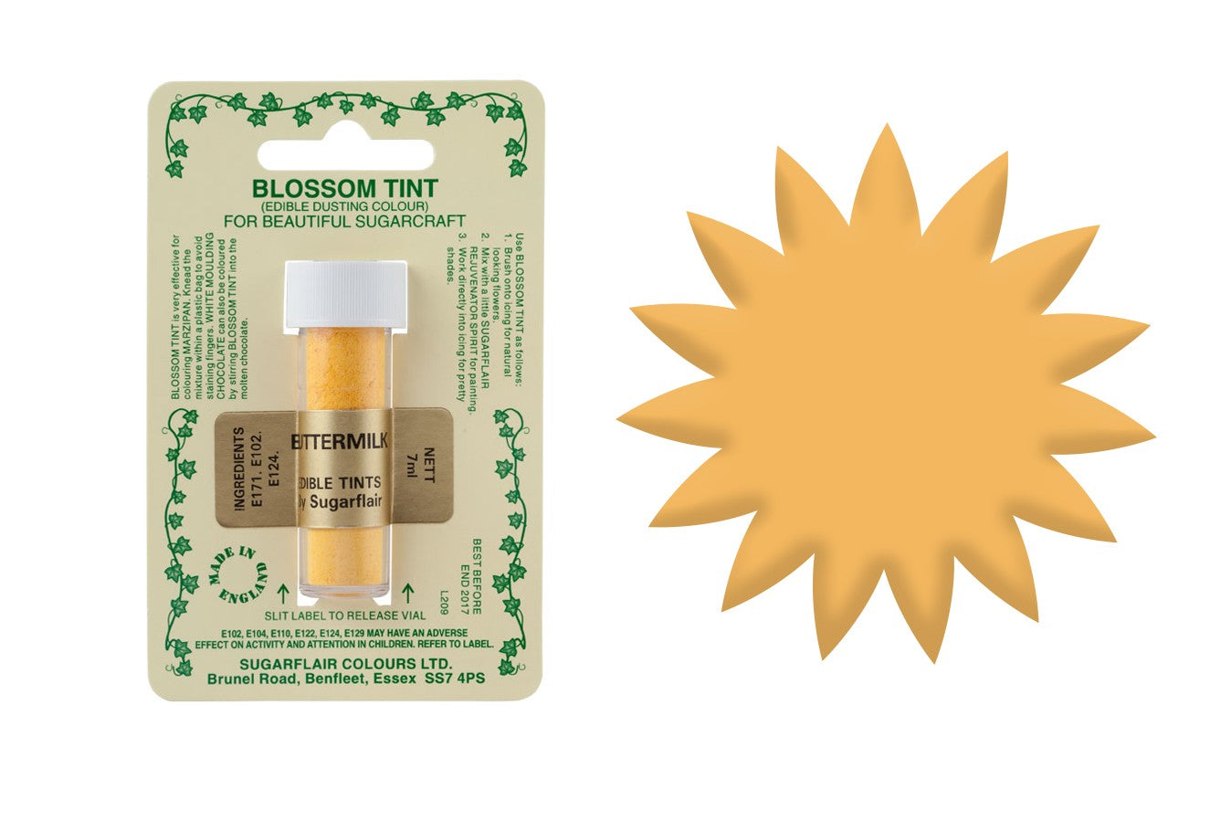 Sugarflair Blossom Tint - Buttermilk - The Cooks Cupboard Ltd